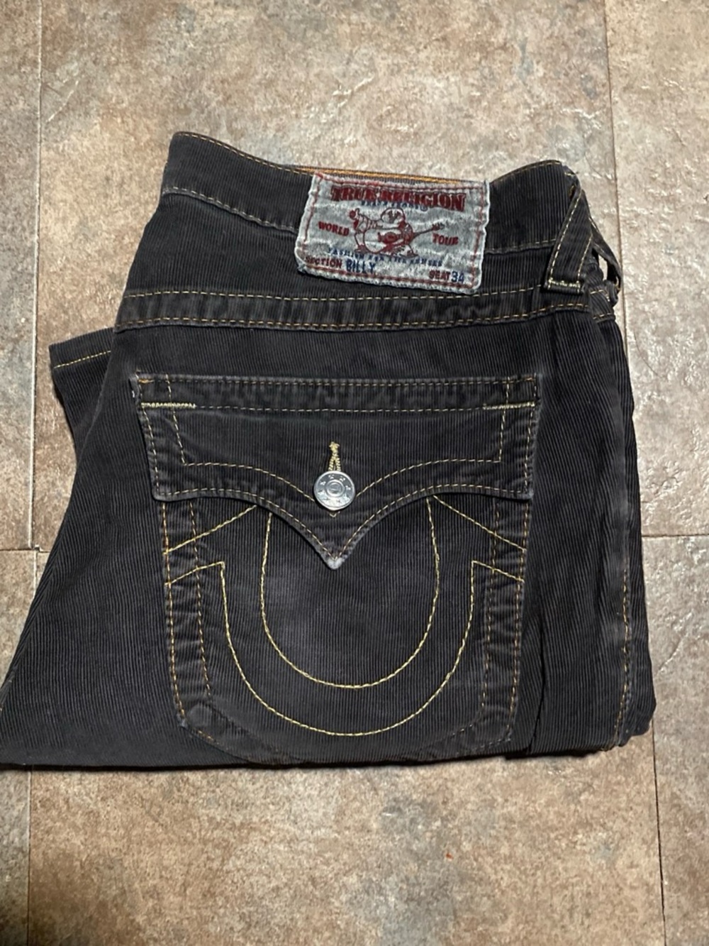 True Religion Billy Bootcut Corduroys